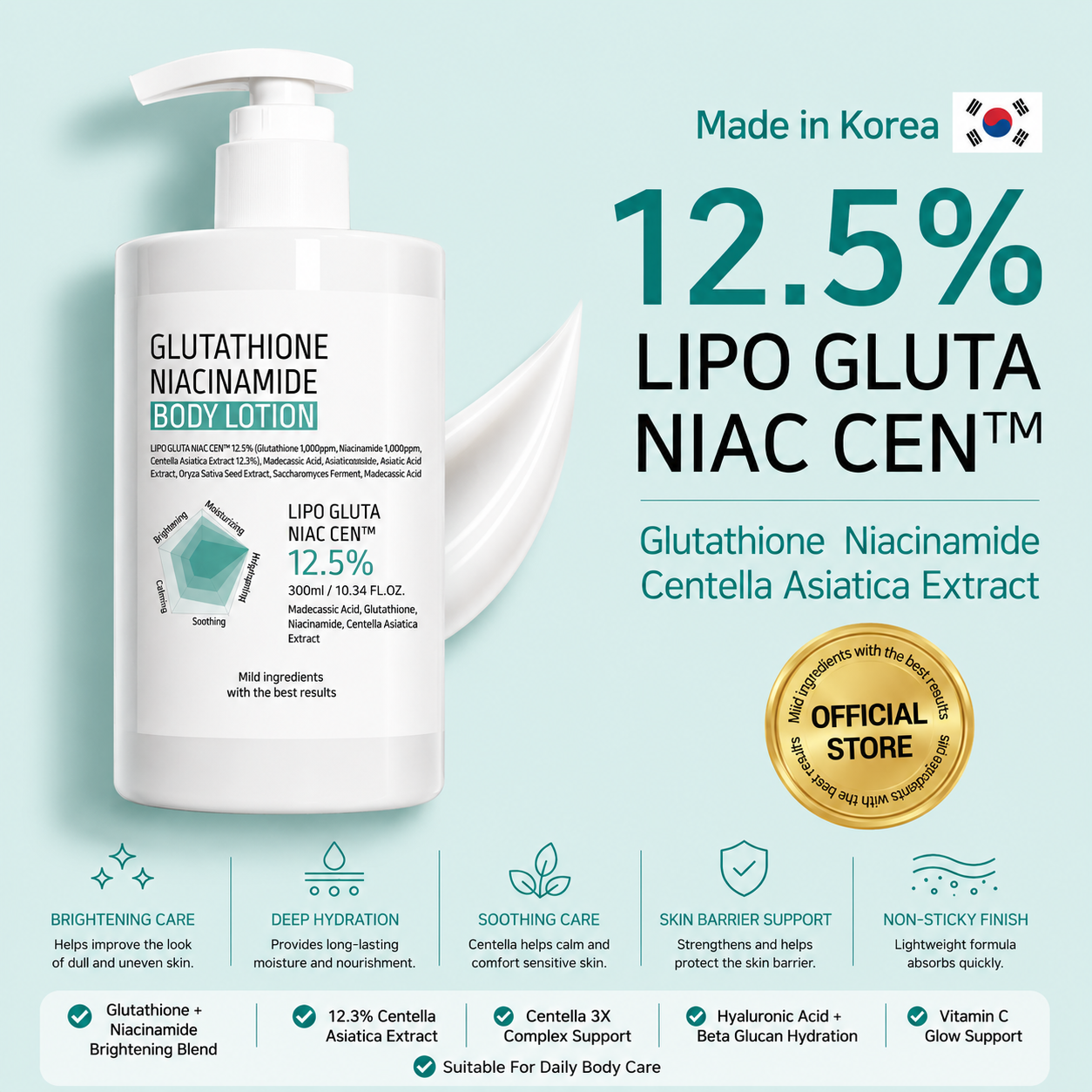 Heirloom - Glutathione Niacinamide Hyperpigmentation Hydration Lotion 300mL / 10.14 fl oz