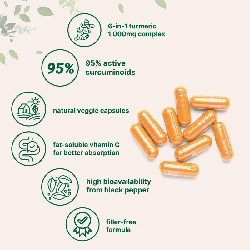 Heirloom - Turmeric Capsules Advanced Curcumin Complex